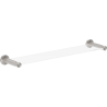 Mexen Triv hängendes Glasregal, gebürsteter Nickel - 70A33061-97