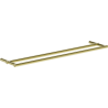 Mexen Loop doppelter Handtuchhalter, gold - 70A71047-50