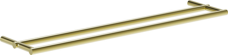 Mexen Loop doppelter Handtuchhalter, gold - 70A71047-50