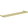 Mexen Loop doppelter Handtuchhalter, gebürstetes Gold - 70A71047-55