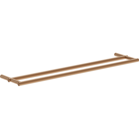 Mexen Loop Doppelter Handtuchhalter, gebürstetes Kupfer - 70A71047-65