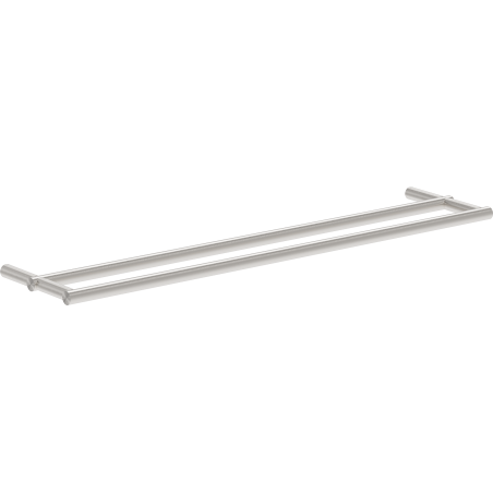 Mexen Loop doppelter Handtuchhalter, gebürsteter Nickel - 70A71047-97