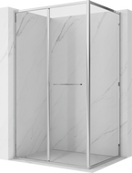 Mexen Linea Schiebeduschkabine 100 x 80 cm, transparent, Chrom - 8E1-100-080-01-01