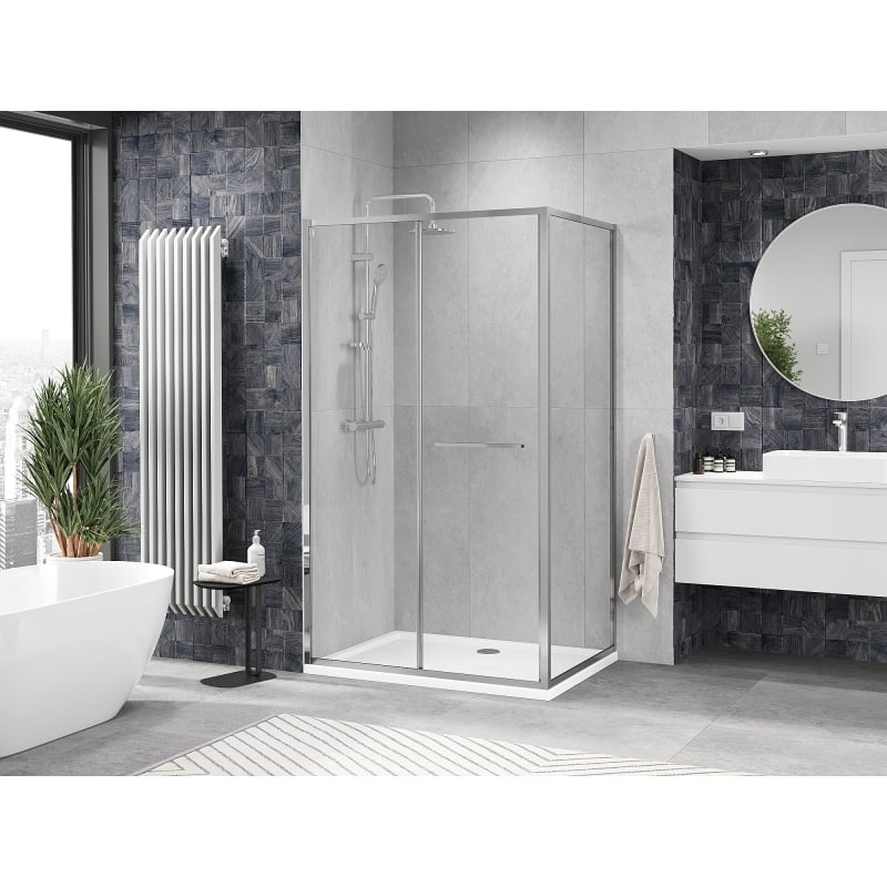 Mexen Linea Schiebeduschkabine 85 x 90 cm, transparent, Chrom - 8E1-085-090-01-01