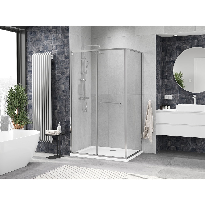 Mexen Linea Schiebeduschkabine 110 x 95 cm, transparent, Chrom - 8E1-110-095-01-01