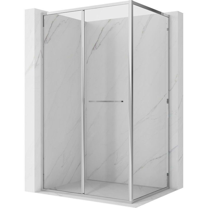 Mexen Linea Schiebedusche 95 x 100 cm, transparent, Chrom - 8E1-095-100-01-01