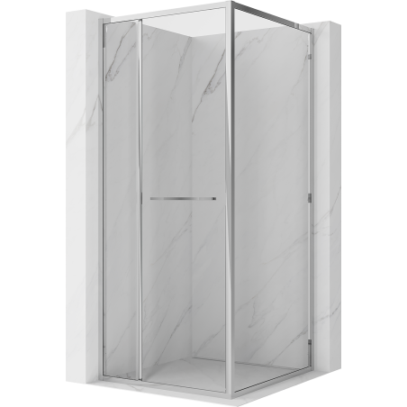 Mexen Linea Schiebeduschkabine 90 x 90 cm, transparent, Chrom - 8E1-090-090-01-01