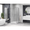 Mexen Linea Schiebeduschkabine 100 x 100 cm, transparent, Chrom - 8E1-100-100-01-01