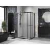 Mexen Linea Schiebeduschkabine 80 x 85 cm, transparent, schwarz - 8E1-080-085-70-70