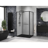 Mexen Linea Schiebeduschkabine 90 x 85 cm, transparent, schwarz - 8E1-090-085-70-70