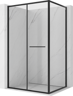 Mexen Linea Schiebedusche 110 x 85 cm, transparent, schwarz - 8E1-110-085-70-70