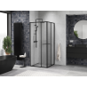 Mexen Linea Schiebeduschkabine 85 x 85 cm, transparent, schwarz - 8E1-085-085-70-70