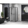 Mexen Linea Schiebeduschkabine 85 x 85 cm, transparent, schwarz - 8E1-085-085-70-70