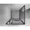 Mexen Linea Schiebeduschkabine 90 x 90 cm, transparent, schwarz - 8E1-090-090-70-70