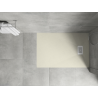 Mexen Hugo rechteckige Duschwanne SMC 100 x 70 cm, beige, weiße Abdeckung - 42697010-W