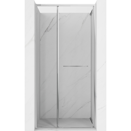 Mexen Linea Schiebetür Dusche 80 cm, transparent, Chrom - 8E1-080-000-01-01