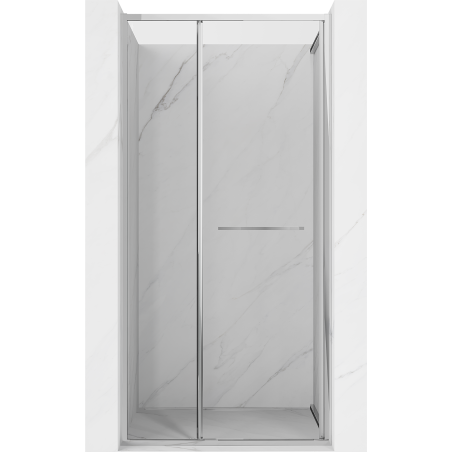 Mexen Linea Schiebetür Dusche 90 cm, transparent, Chrom - 8E1-090-000-01-01