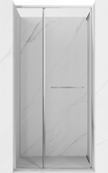 Mexen Linea Schiebetüren für die Dusche 100 cm, transparent, chrom - 8E1-100-000-01-01