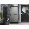 Mexen Linea Schiebetür Dusche 80 cm, transparent, schwarz - 8E1-080-000-70-70