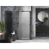 Mexen Linea Schiebetür Dusche 80 cm, transparent, schwarz - 8E1-080-000-70-70