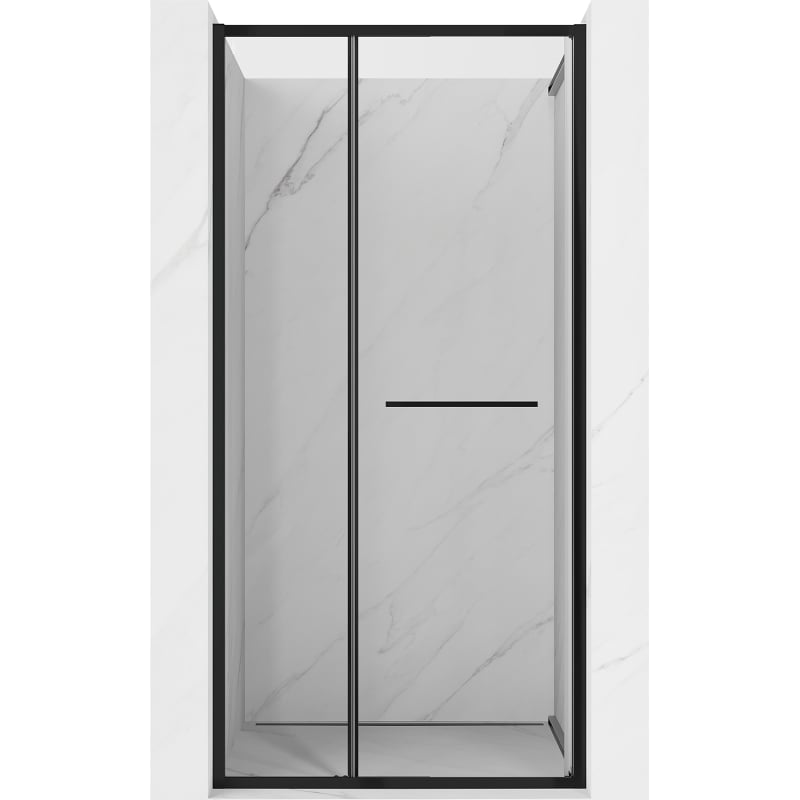 Mexen Linea Schiebetür für die Dusche 95 cm, transparent, schwarz - 8E1-095-000-70-70