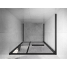 Mexen Linea Schiebetür für die Dusche 95 cm, transparent, schwarz - 8E1-095-000-70-70