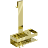 Mexen Brin-1 Badezimmerkorb mit Haken, gold - 70A8841-50