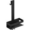 Mexen Brin-1 Badezimmerkorb mit Haken, schwarz - 70A8841-70
