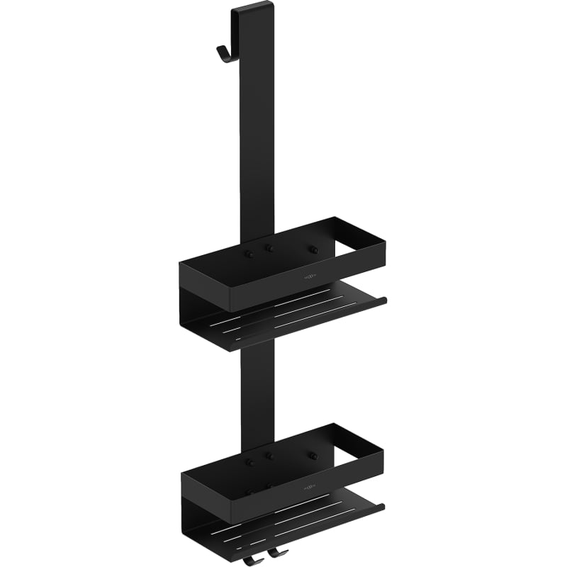Mexen Brin-2 Badezimmerkorb mit Haken, schwarz - 70A8842-70