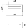 Mexen Brin-L Badezimmerkorb, weiß - 70A8730-20