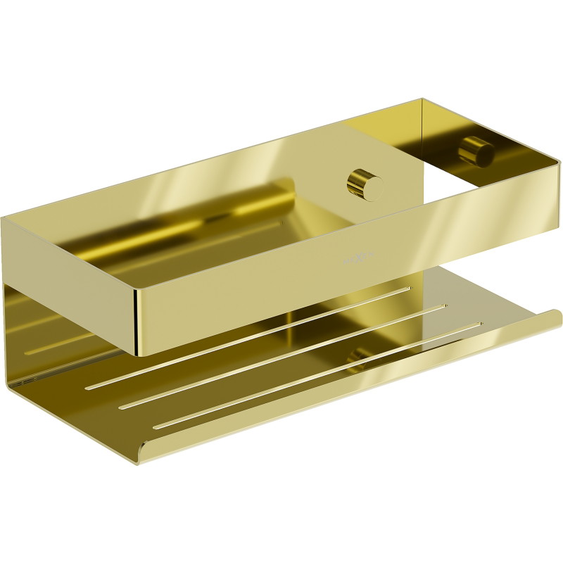 Mexen Brin-L Badezimmerkorb, golden - 70A8730-50