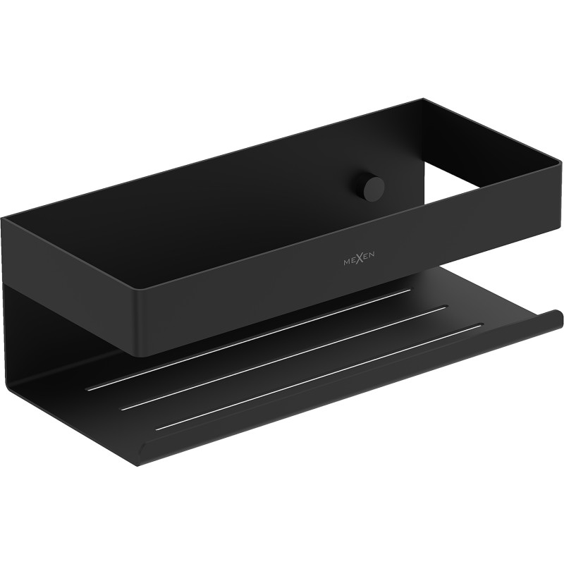 Mexen Brin-L Badezimmerkorb, schwarz - 70A8730-70