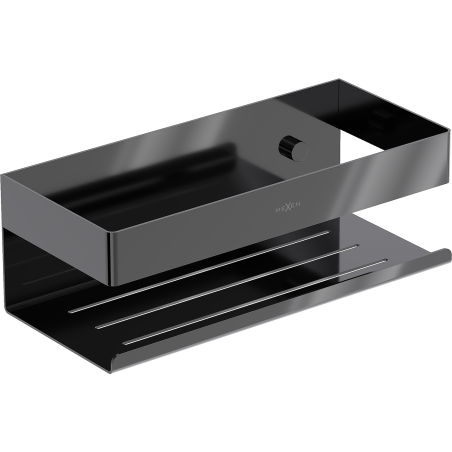 Mexen Brin-L Badezimmerkorb, Black Chrome - 70A8730-73
