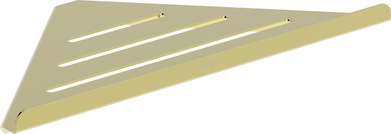 Mexen Diva-C eckiger Badezimmerkorb, gold - 70A8528-50