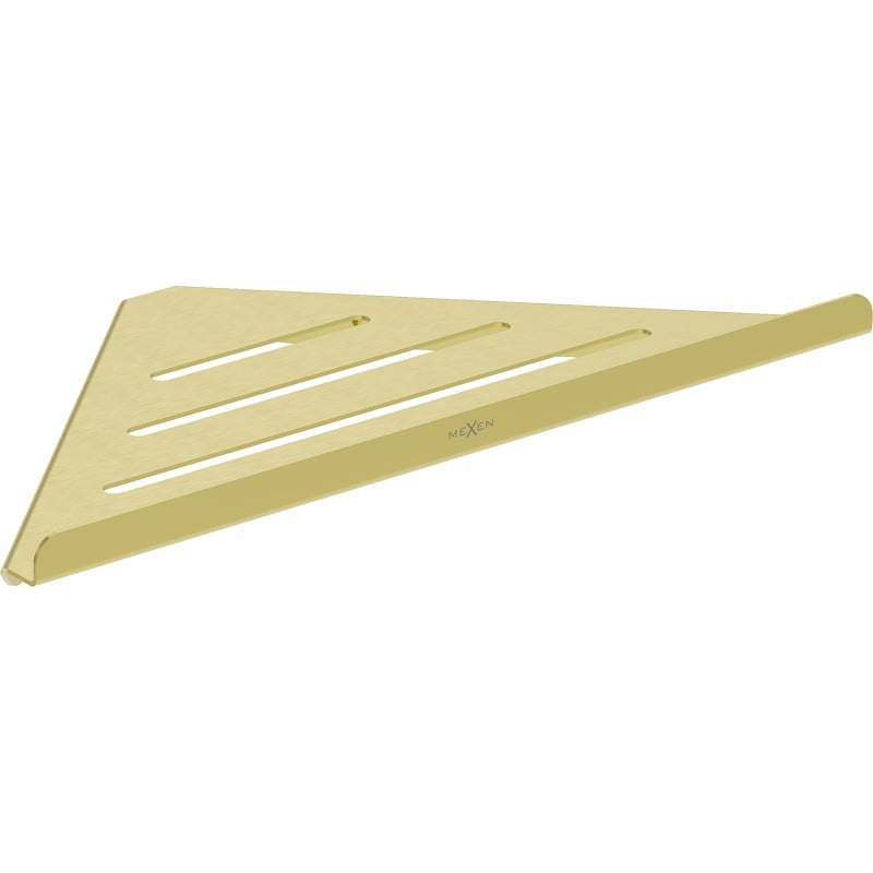 Mexen Diva-C Eckiger Badezimmerkorb, gebürstetes Gold - 70A8528-55