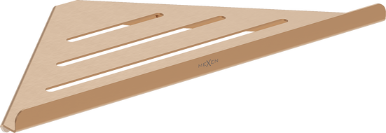 Mexen Diva-C Eckiger Duschkorb, gebürstetes Kupfer - 70A8528-65