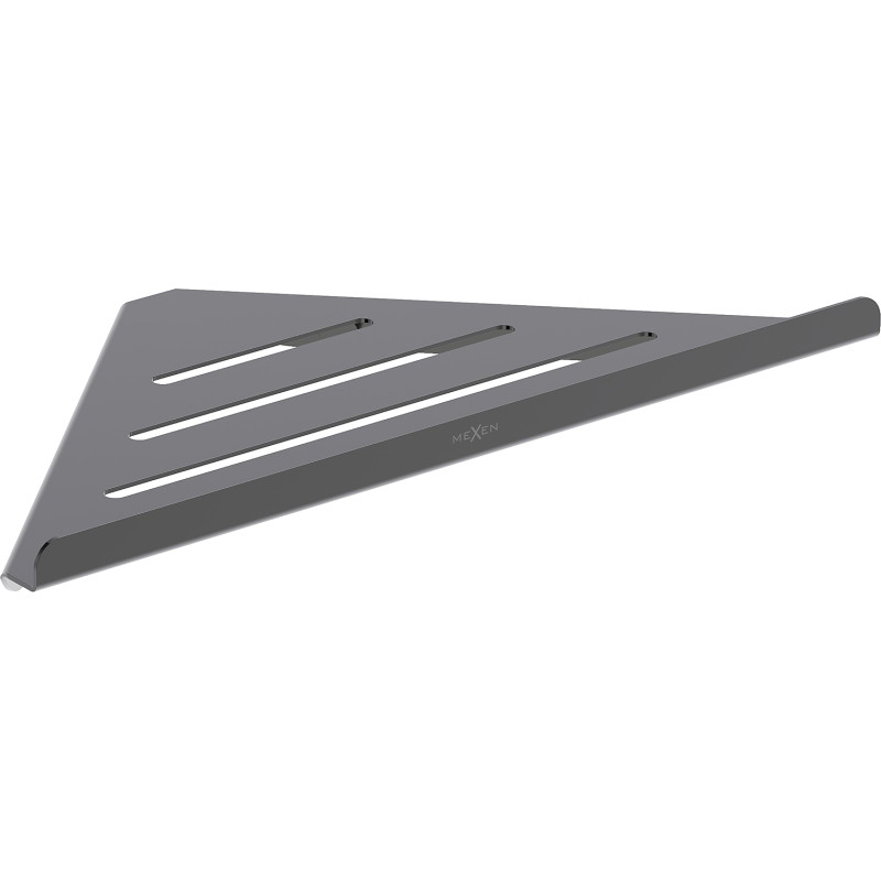 Mexen Diva-C Eckiger Badezimmerkorb, Black Chrome - 70A8528-73