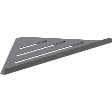 Mexen Diva-C Eckiger Badezimmerkorb, Black Chrome - 70A8528-73