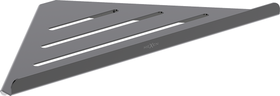 Mexen Diva-C Eckiger Badezimmerkorb, Black Chrome - 70A8528-73
