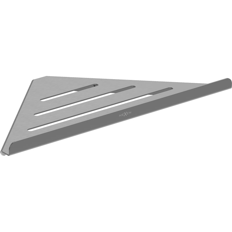 Mexen Diva-C Eck-Duschkorb, gebürstet in Gun Gray - 70A8528-66