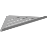 Mexen Diva-C Eck-Duschkorb, gebürstet in Gun Gray - 70A8528-66