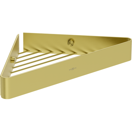 Mexen Evos-C Eck-Duschkorb, gold gebürstet - 70A8514-55