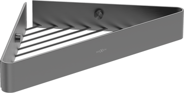 Mexen Evos-C Eckiger Badezimmerkorb, gebürstetes Gun Gray - 70A8514-66