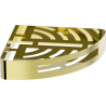 Mexen Laxo-C Ecke-Badezimmerkorb, gold - 70A8513-50