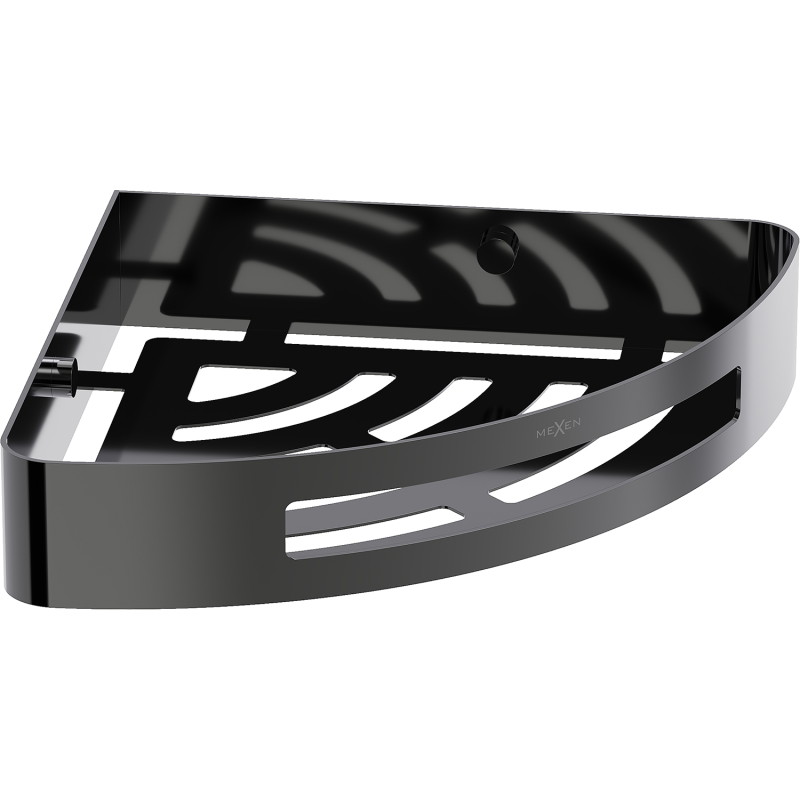 Mexen Laxo-C Eckiger Badezimmerkorb, Black Chrome - 70A8513-73