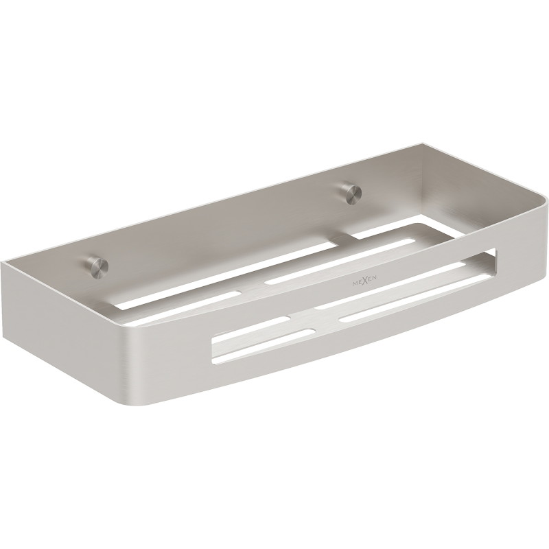 Mexen Laxo-L Badezimmerkorb, gebürsteter Nickel - 70A8713-97