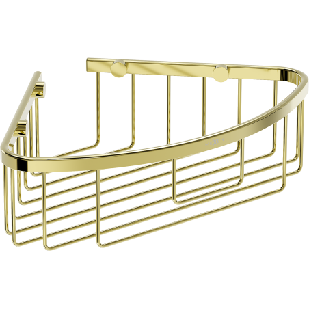 Mexen Uni-C Eckiger Badezimmerkorb, gold - 70A8517-50