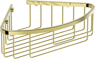 Mexen Uni-C Eckiger Badezimmerkorb, gold - 70A8517-50