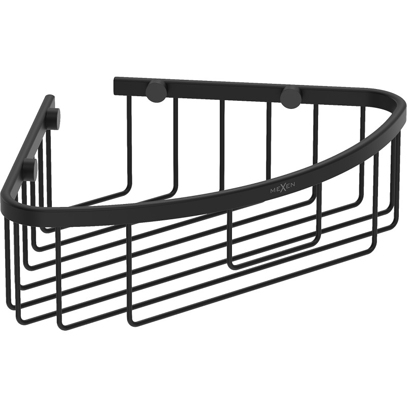 Mexen Uni-C Eckiger Badezimmerkorb, schwarz - 70A8517-70