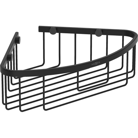 Mexen Uni-C Eckiger Badezimmerkorb, schwarz - 70A8517-70